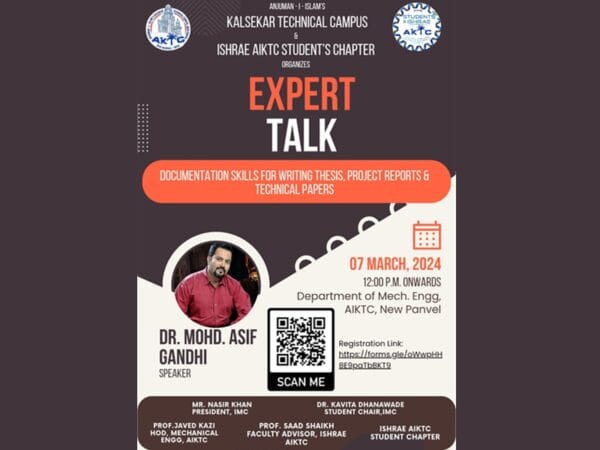 Dr. Mohd. Asif Gandhi Expert Talk March @024